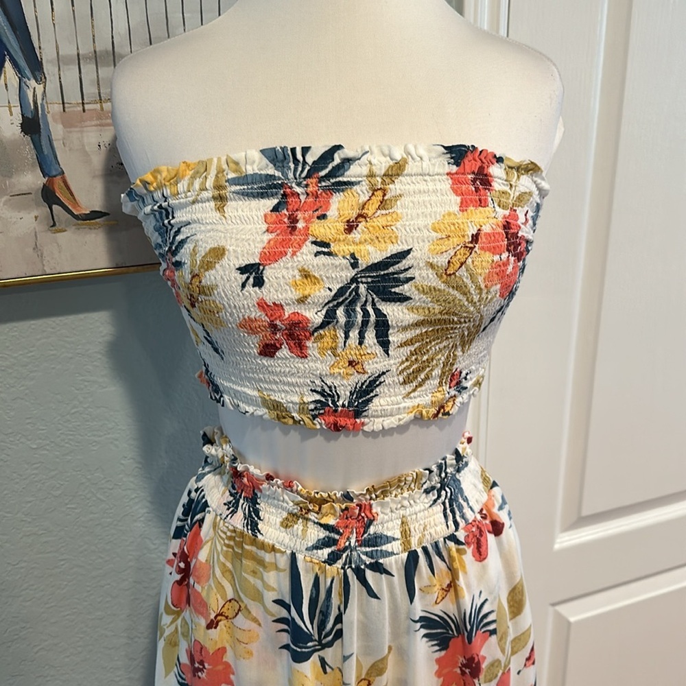 Goa Beachwear by Japna • Two Piece Tube Top and Pants Set • Sz M • NEW! - Picture 2 of 15